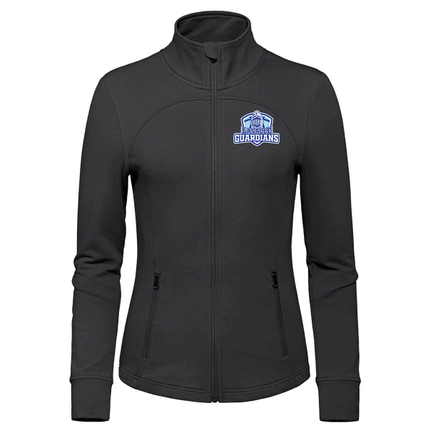 Lasalle Guardians Ladies French Terry Performance Full Zip Sweatshirt with Embroidered Logo