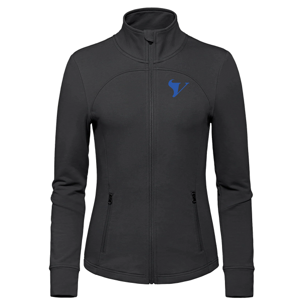 Tecumseh Vista Ladies French Terry Performance Full Zip Sweatshirt with Embroidered Logo