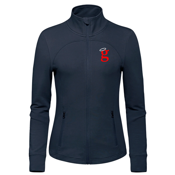 Guardians 'G' Ladies French Terry Performance Full Zip Sweatshirt with Embroidered Logo