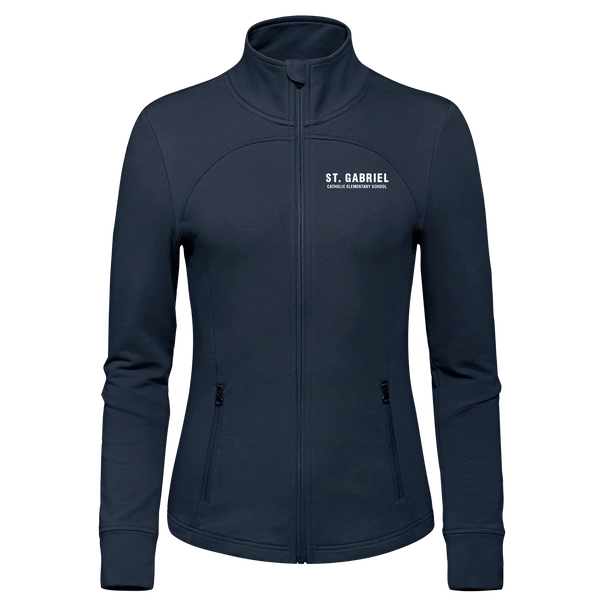 Guardians Ladies French Terry Performance Full Zip Sweatshirt with Embroidered Logo