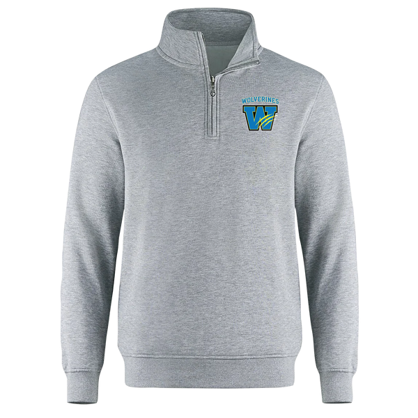 Wolverines Youth 1/4 Zip Sweatshirt with Embroidered Logo