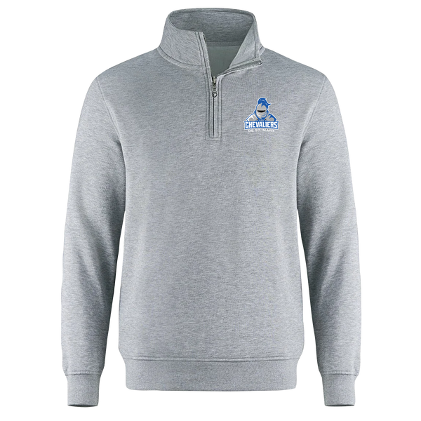 Les Chevaliers De St. Mary Adult 1/4 Zip Sweatshirt with Embroidered Logo