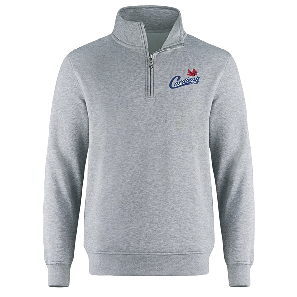 J.L. Dunn Adult 1/4 Zip Sweatshirt with Embroidered Logo