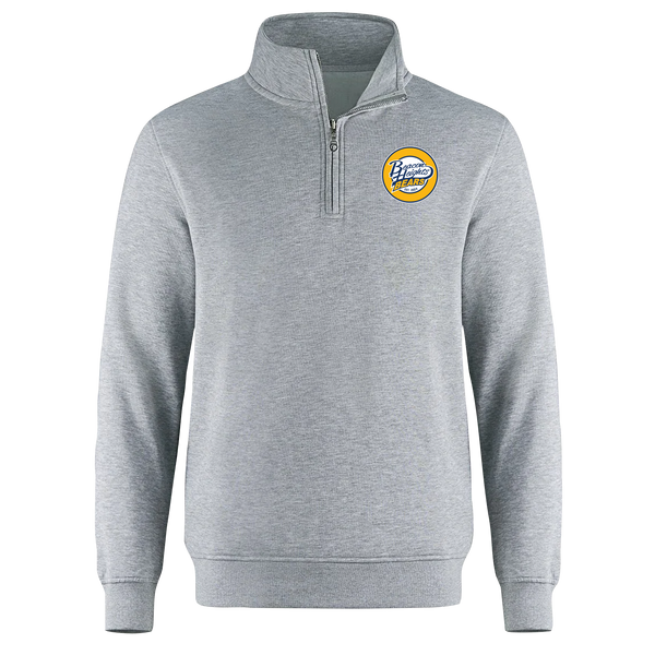 Beacon Heights Adult 1/4 Zip Sweatshirt with Embroidered Logo