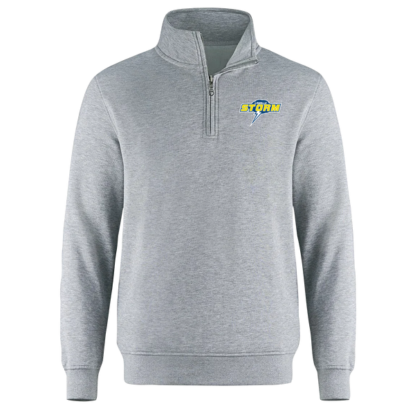 Storm 1/4 Zip Sweatshirt with Embroidered Logo YOUTH