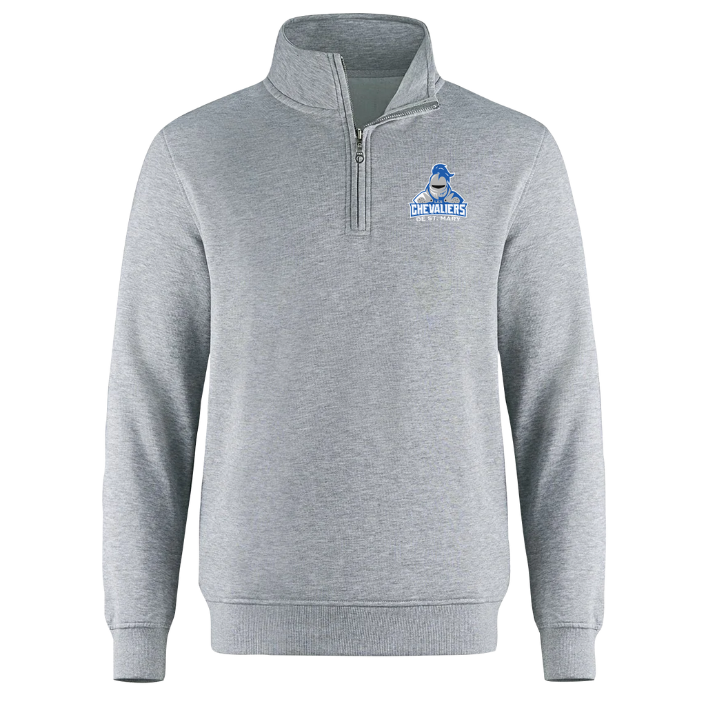 Les Chevaliers De St. Mary Youth 1/4 Zip Sweatshirt with Embroidered Logo