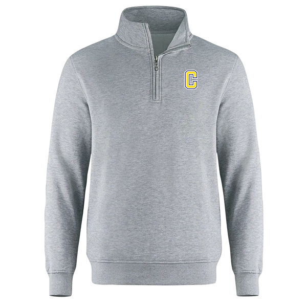 Central Baseball Youth 1/4 Zip Sweatshirt with Embroidered Logo
