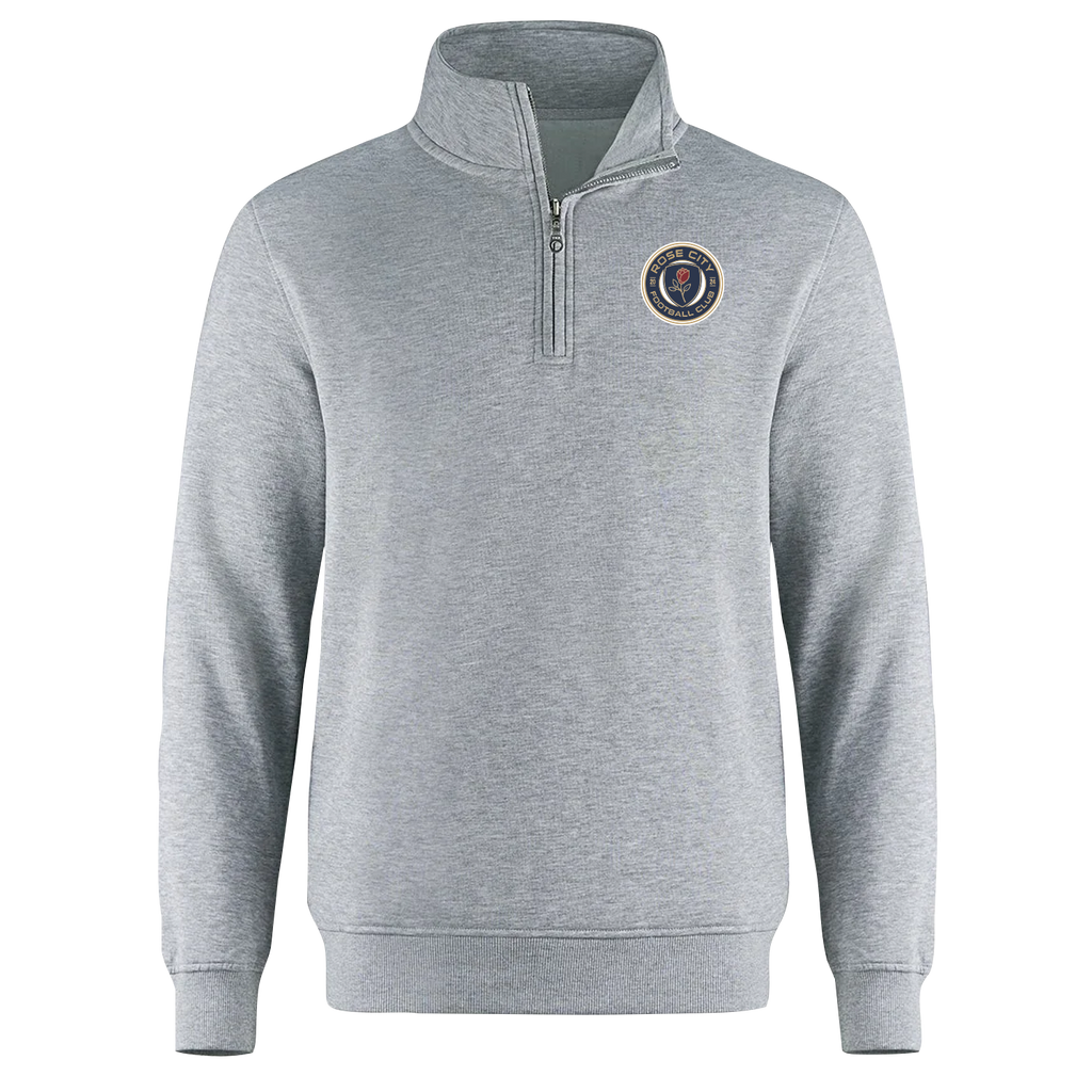 Rose City Football Club Youth 1/4 Zip Sweatshirt with Embroidered Logo
