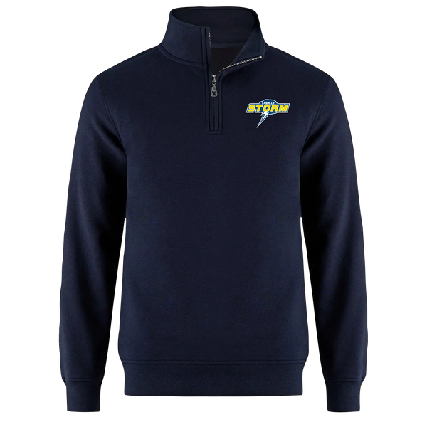 Storm 1/4 Zip Sweatshirt with Embroidered Logo ADULT