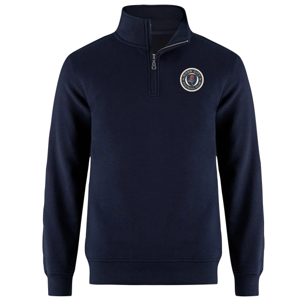 Rose City Football Club Youth 1/4 Zip Sweatshirt with Embroidered Logo