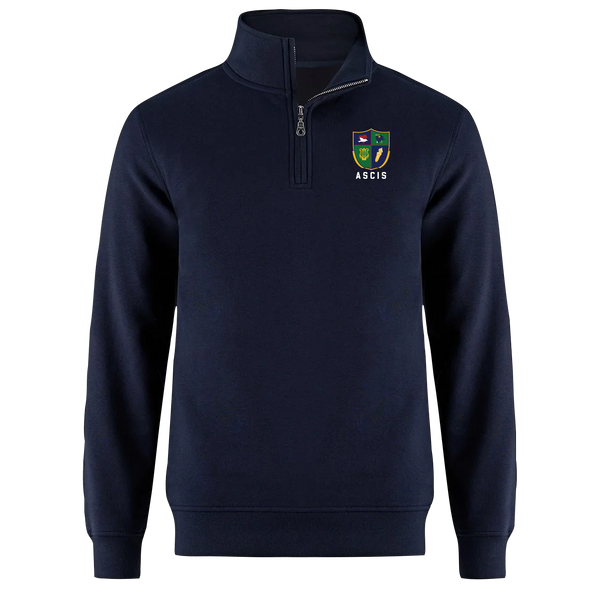 Ste. Cécile Adult 1/4 Zip Sweatshirt with Embroidered Logo, Name Top Back