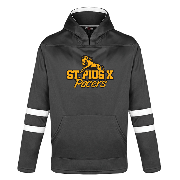 Pacers Youth Pullover Hockey Lace Hooded Sweatshirt With Printed Logo