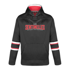 Sentinelles Youth Pullover Hockey Lace Hooded Sweatshirt with Printed Logo