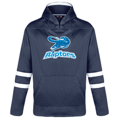 Lakeshore Discovery Youth Pullover Hockey Lace Hooded Sweatshirt With Printed Logo