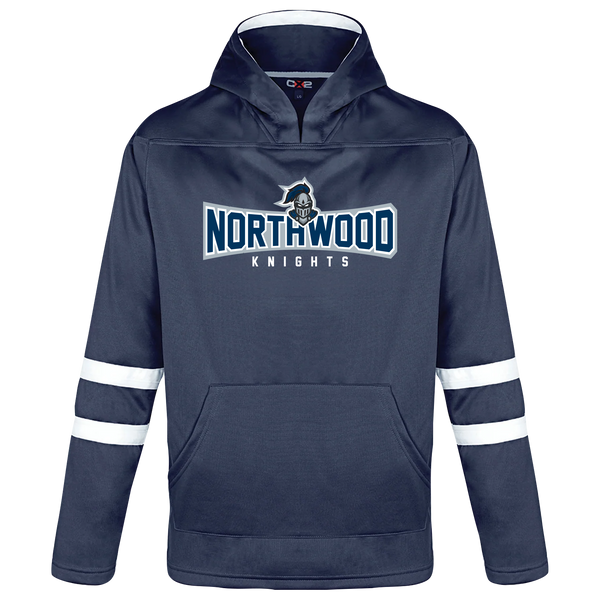 Northwood Knights Youth Pullover Hockey Lace Hooded Sweatshirt With Printed Logo