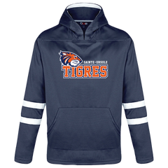 Sainte-Ursule Youth Pullover Hockey Lace Hooded Sweatshirt With Printed Logo