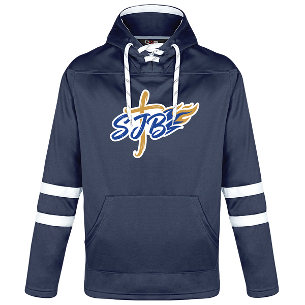 St. John the Baptist Adult Lace Hoodie with Printed Logo