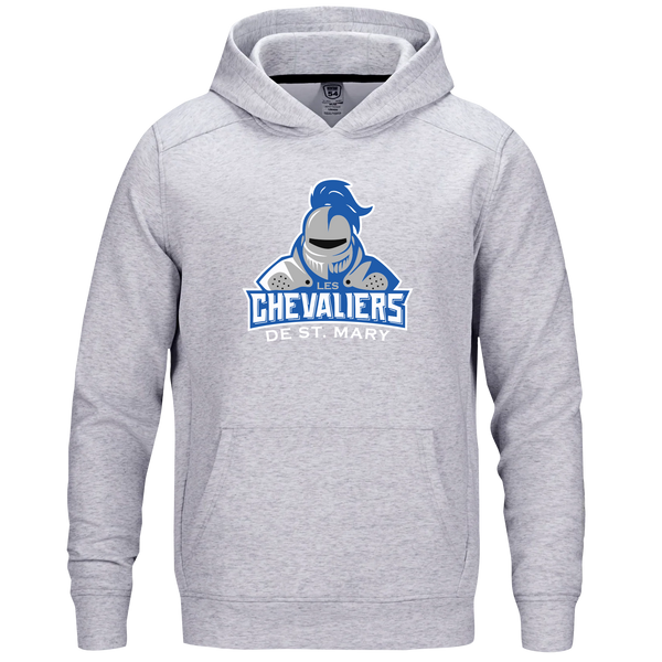 Les Chevaliers De St. Mary Adult Performance Double Knit Pullover Hooded Sweatshirt with Printed Logo