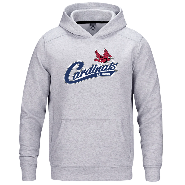 Cardinals Adult Performance Double Knit Pullover Hooded Sweatshirt with Printed Logo