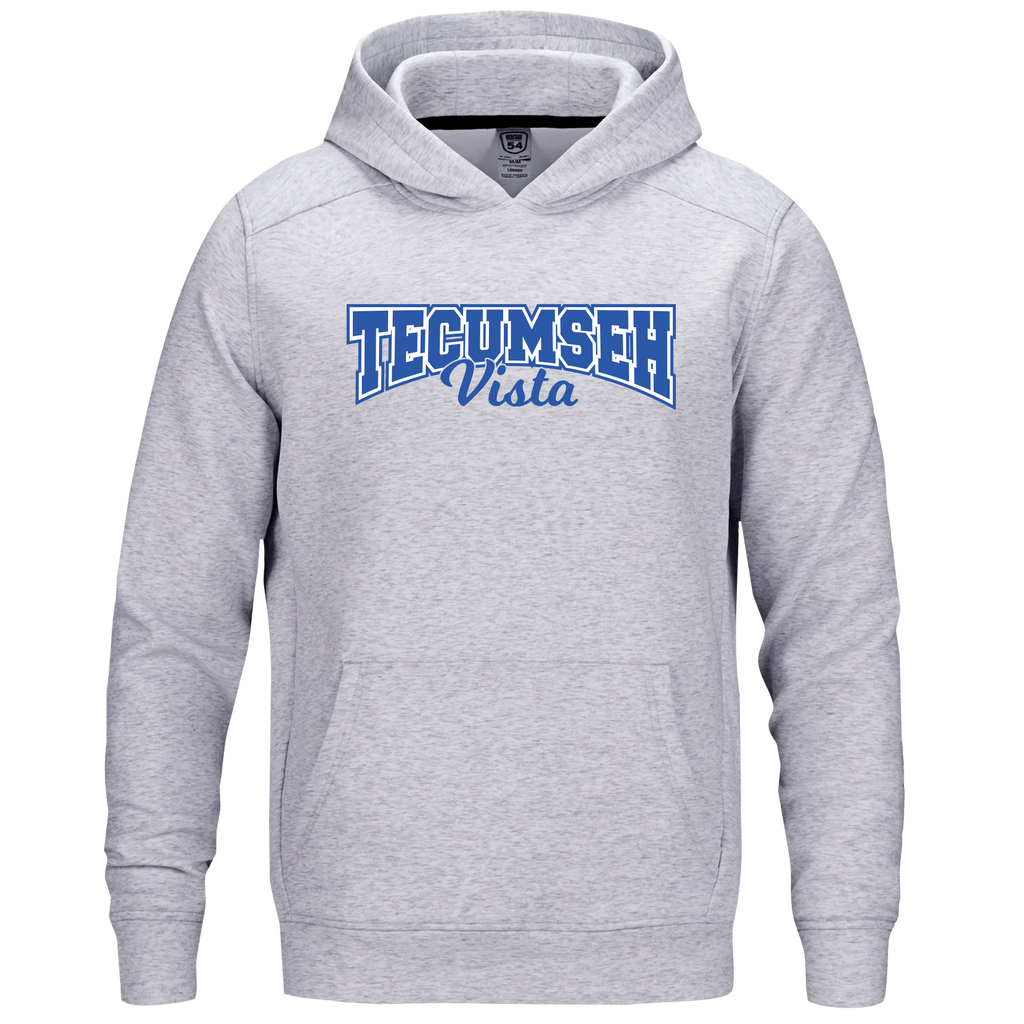 Tecumseh Vista Adult Performance Double Knit Pullover Hooded Sweatshirt with Printed Logo