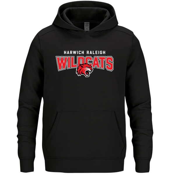 Harwich Raleigh Adult Performance Double Knit Pullover Hooded Sweatshirt with Printed Logo