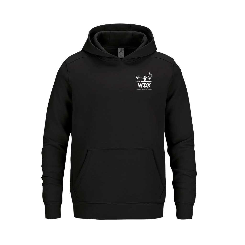 Windsor Dance eXperience Performance Double Knit Pullover Hooded Sweatshirt with Printed Logo ADULT