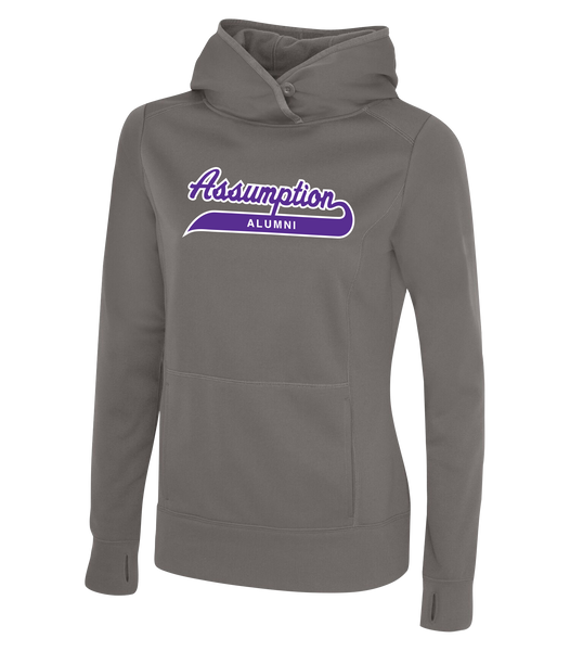 Assumption Alumni Ladies Dri-Fit Sweatshirt with Embroidered Applique
