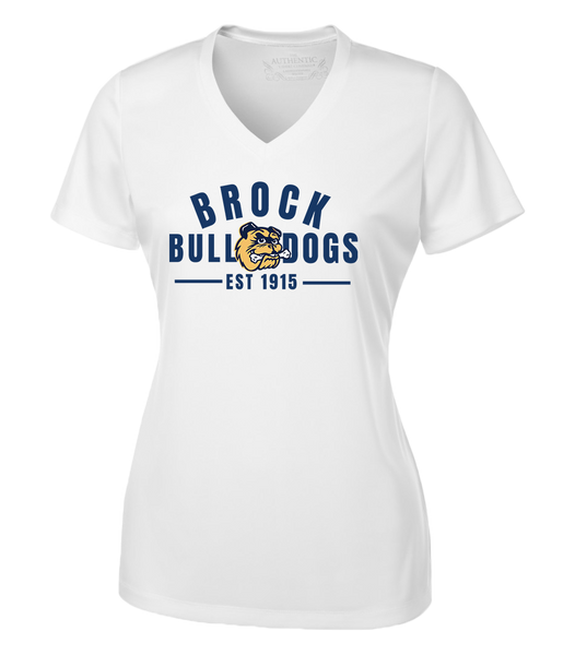 General Brock EST 1915 Ladies 'Alternate Script' Dri-Fit Short Sleeve with Printed Logo
