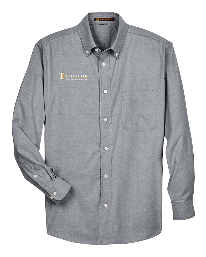 TransForm Adult Oxford Shirt with Left Chest Embroidered Logo