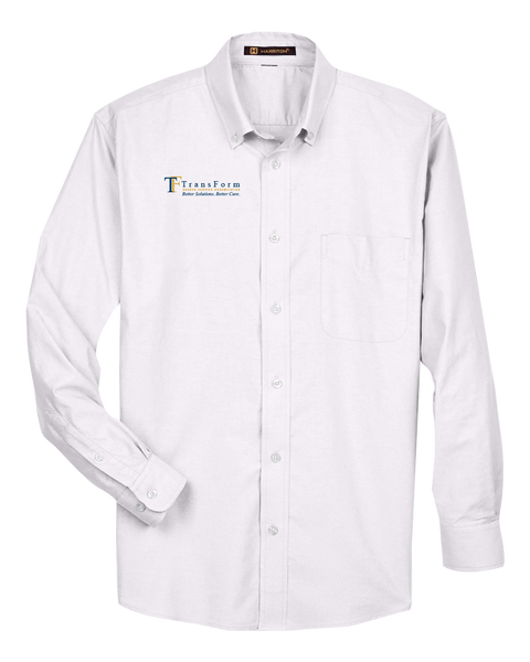 TransForm Adult Oxford Shirt with Left Chest Embroidered Logo