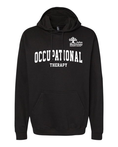 "Occupational Therapy" John McGivney Adult Pullover Hoodie with Printed Logo