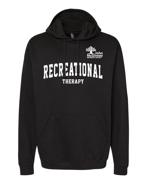 "Recreational Therapy" John McGivney Adult Pullover Hoodie with Printed Logo
