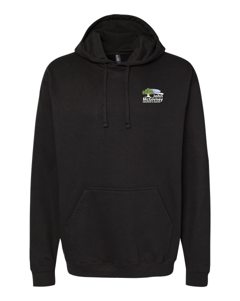 John McGivney Adult Pullover Hoodie with Printed Logo