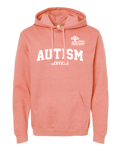 "Autism Services" John McGivney Adult Pullover Hoodie with Printed Logo