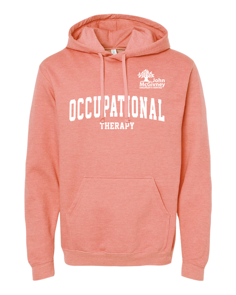 "Occupational Therapy" John McGivney Adult Pullover Hoodie with Printed Logo