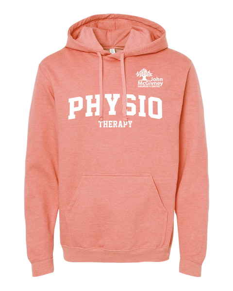 "Physio Therapy" John McGivney Adult Pullover Hoodie with Printed Logo