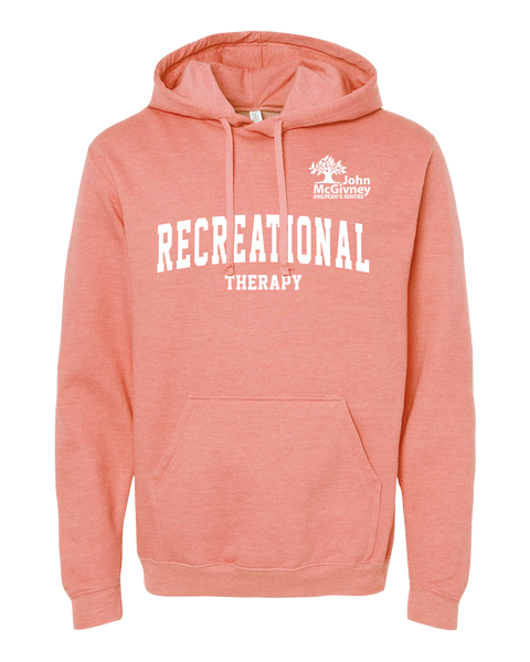 "Recreational Therapy" John McGivney Adult Pullover Hoodie with Printed Logo