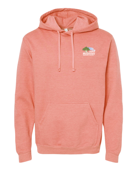 John McGivney Adult Pullover Hoodie with Printed Logo