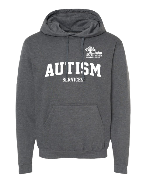 "Autism Services" John McGivney Adult Pullover Hoodie with Printed Logo