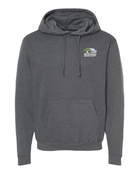 John McGivney Adult Pullover Hoodie with Printed Logo