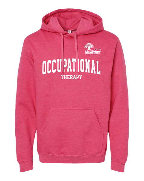 "Occupational Therapy" John McGivney Adult Pullover Hoodie with Printed Logo