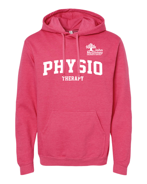 "Physio Therapy" John McGivney Adult Pullover Hoodie with Printed Logo
