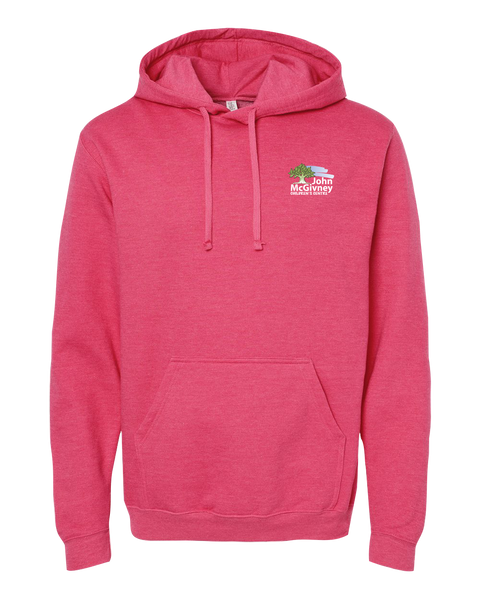 John McGivney Adult Pullover Hoodie with Printed Logo