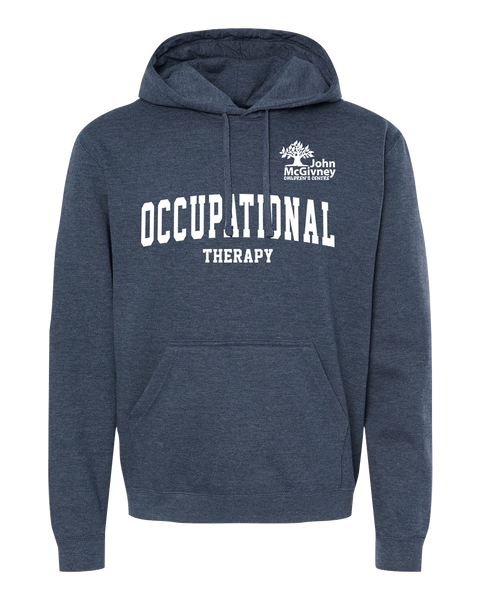 "Occupational Therapy" John McGivney Adult Pullover Hoodie with Printed Logo