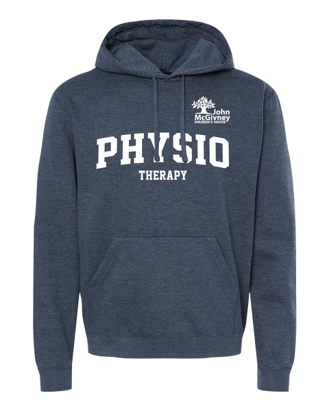 "Physio Therapy" John McGivney Adult Pullover Hoodie with Printed Logo