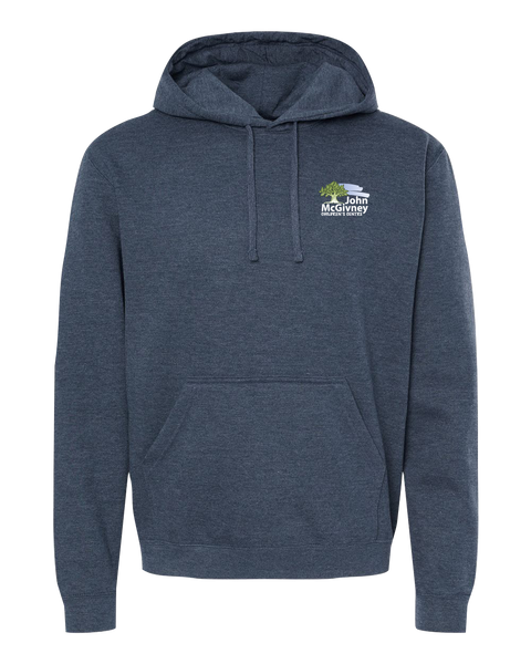 John McGivney Adult Pullover Hoodie with Printed Logo
