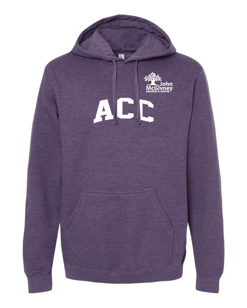 "ACC" John McGivney Adult Pullover Hoodie with Printed Logo