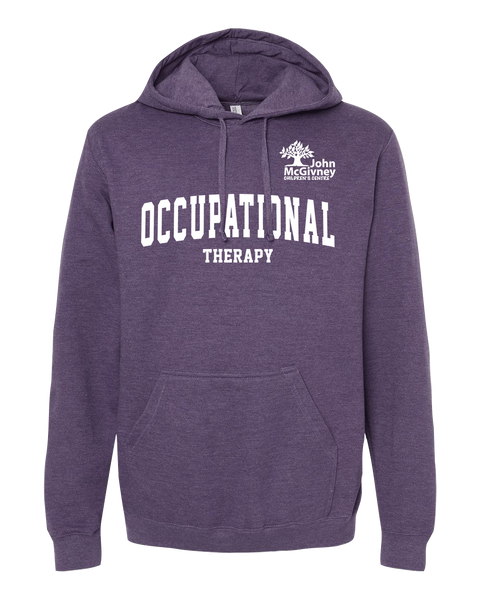 "Occupational Therapy" John McGivney Adult Pullover Hoodie with Printed Logo