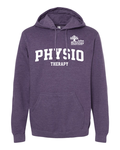"Physio Therapy" John McGivney Adult Pullover Hoodie with Printed Logo