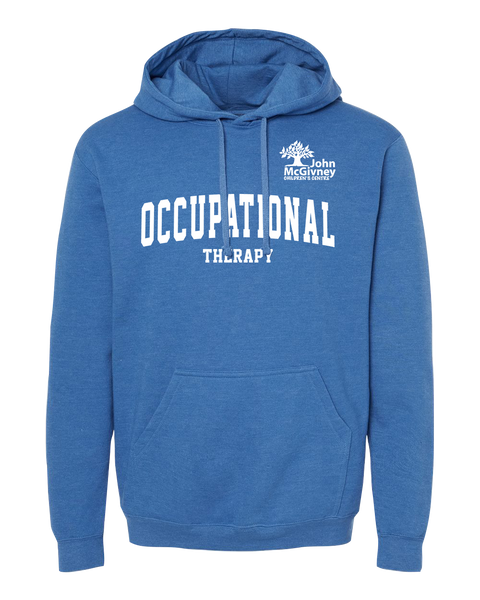 "Occupational Therapy" John McGivney Adult Pullover Hoodie with Printed Logo